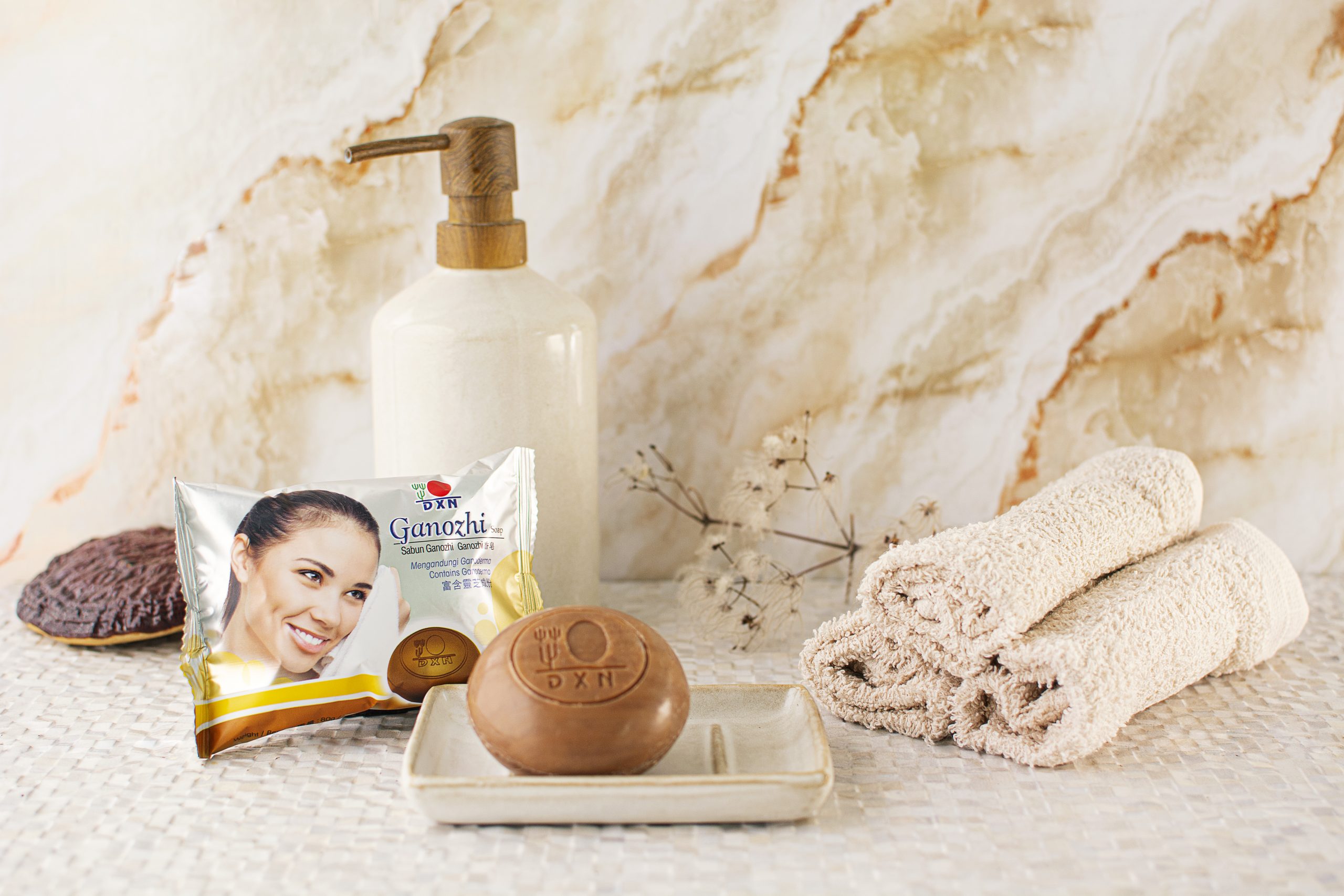 Jabón con ganoderma Jabón con ganoderma