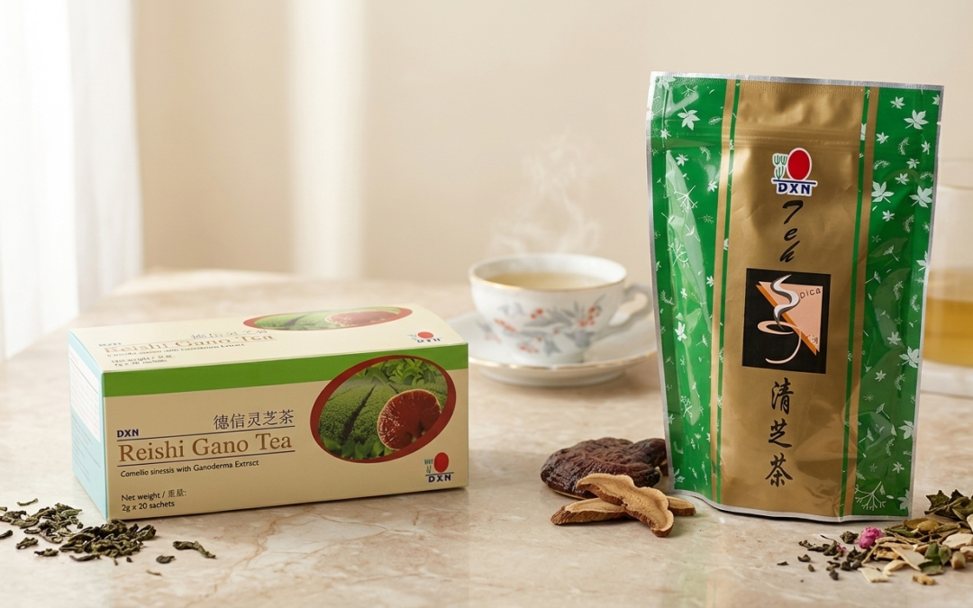 Té con Ganoderma DXN: Reishi Gano Tea vs Té Spica