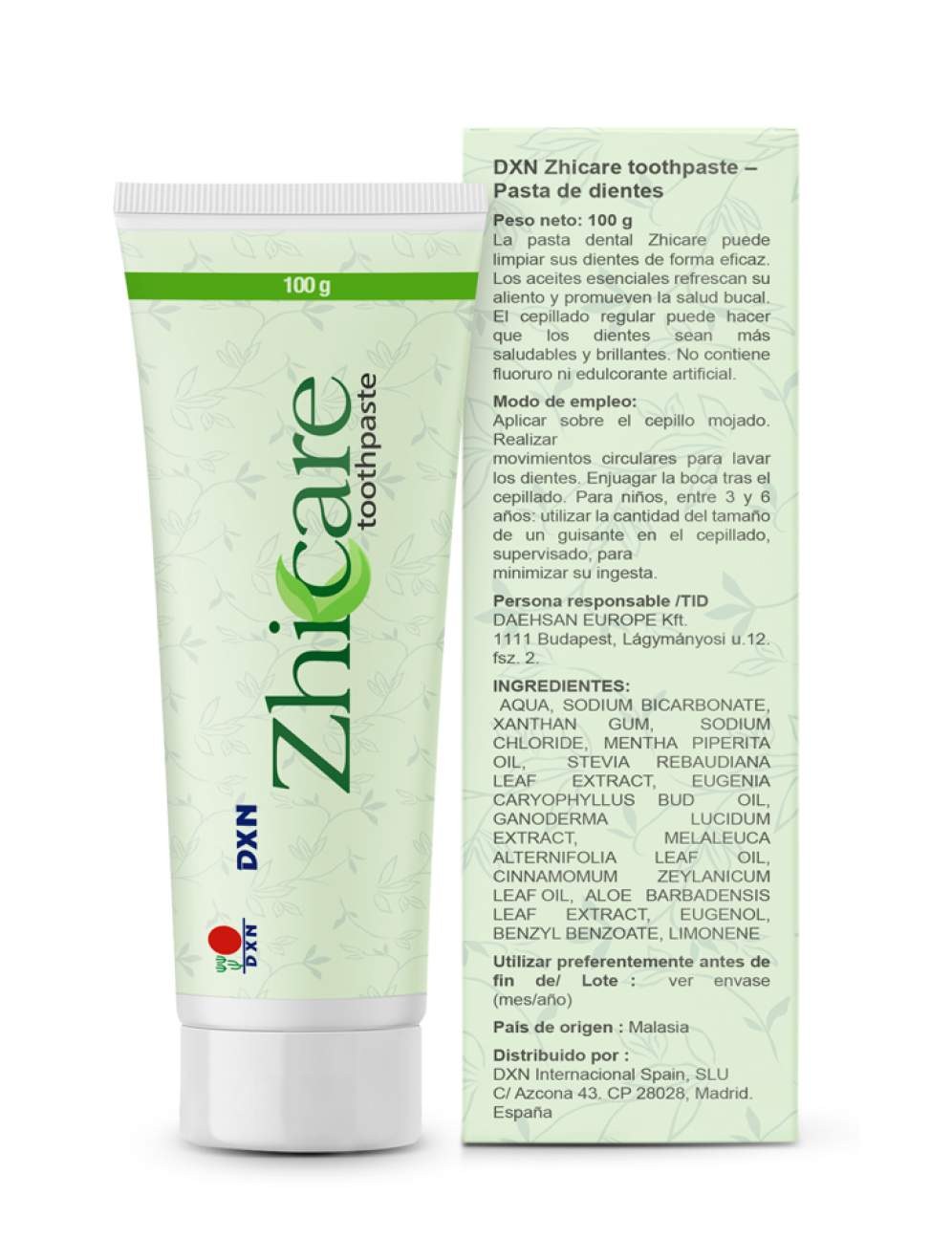 DXN Zhicare – Pasta de dientes 100g - Imagen 2